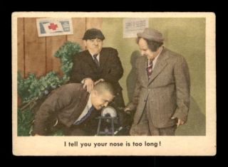 1959 Fleer Three Stooges 94 Your Nose Is Too Long Vg X1710378