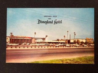 Disneyana: Disneyland Hotel Postcard 1950s - Post Card