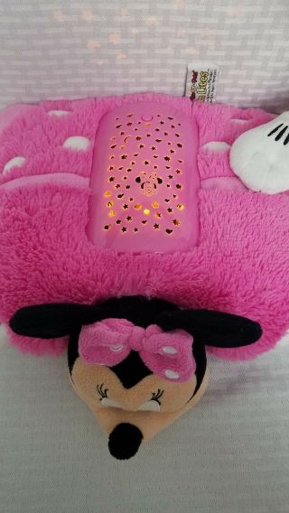 Disney Minnie Mouse Large DreamLites Nite Lite Pillow Pets and 16 