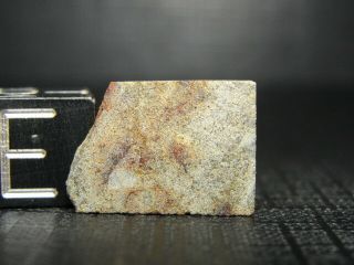 Nwa 8569 Official Meteorite Ll6 - S2 - G545 - 0027 - 1.  15g - Part Slice