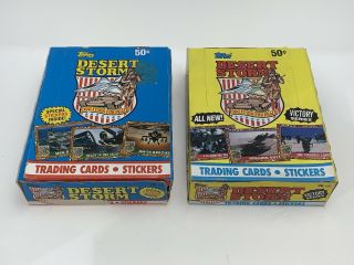 1991 Topps Desert Storm Trading Cards And Stickers,  Not