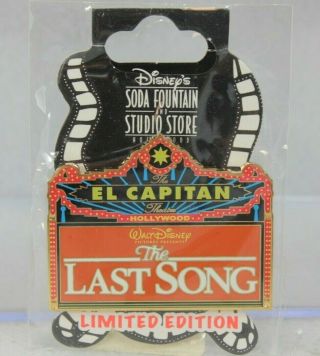 Disney Dssh Dsf El Capitan Marquee Le 300 Pin The Last Song