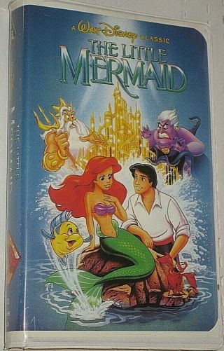The Little Mermaid Vhs 913 Banned Cover (black Diamond Classics Edition) Penis A