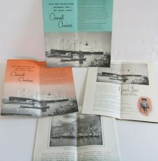 1950 ' s Grace Lines Deck Plans/Brochures 2