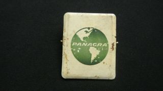 Vintage &,  Advertising Clip,  Airlines Panagra,  In Metal.