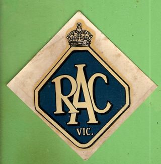 D225.  1.  Racv Royal Automobile Club Of Victoria Transfer,  Dirty,