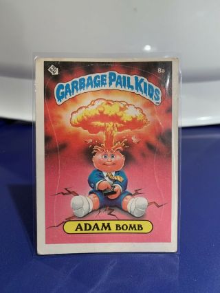 Adam Bomb 8a 1st Series 1985 Topps Garbage Pail Kids