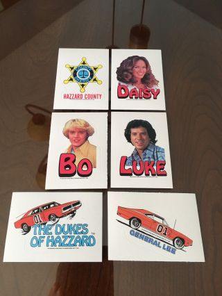 1981 Donruss DUKES OF HAZZARD Series 2 Complete Set with STICKERS 5