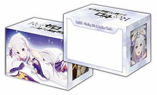 Anime Deck Holder Box - Re:zero - Starting Life In Another World - " Emilia "