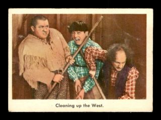 1959 Fleer Three Stooges 32 Cleaning Up The West.  Vg X1710367