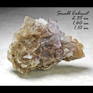 Purple Fluorite Coahula Mexico Minerals Crystal Gems - Min