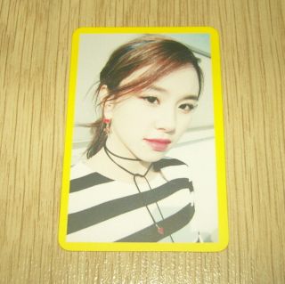 Twice 3rd Mini Album Coaster Lane2 Knock Knock Yellow Chaeyoung Photo Card Offic