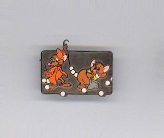 Disney Disneyland Cinderella Mouse Jaq & Gus Gus Mice Stringing Beads Pin