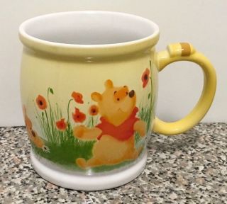 Disney Store Mug Watercolor Winnie The Pooh Cup 20 Oz