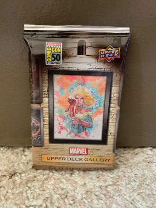 2019 Sdcc Exclusive Ud Upper Deck Marvel Gallery Trading Cards Pack /1500