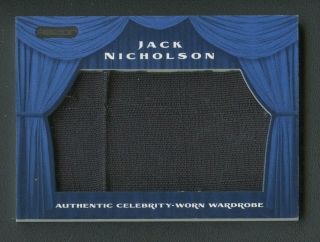 2010 Razor Jack Nicholson Jumbo Wardrobe Patch
