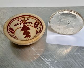 Great Pueblo ? Miniature Pottery Pot Native American Design Signed Darlene