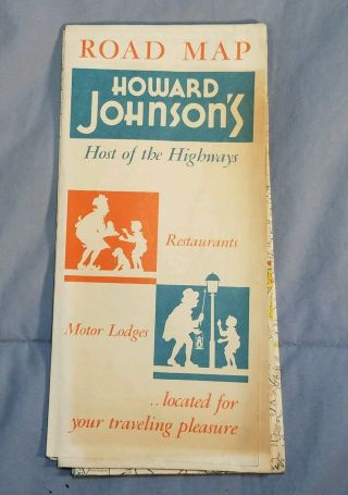 Vintage Mid Century Brochure Howard Johnson 