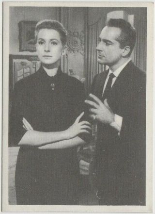 Deborah Kerr,  Rossano Brazzi 1959 Mgm Film Stars Trading Card From Italy 77 E2