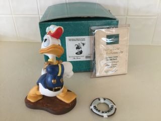 Wdcc Donald Duck Sea Scouts Admiral Duck 1994 Members - Only Piece