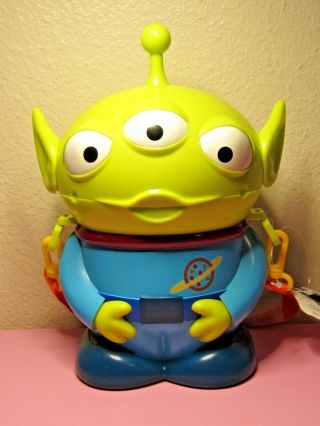 Wide Grace Intl.  Ltd.  Disney Pixar Toy Story Alien Bank W/ Orange Strap - Japan