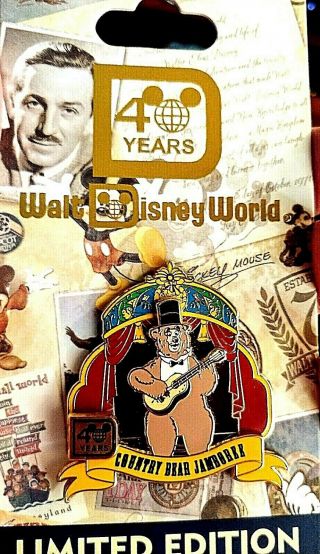 Walt Disney World 40th Anniversary,  Country Bear Jamboree Le Pin