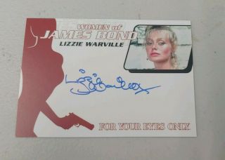 Lizzie Warville Auto Women Of James Bond Archives 50th For Your Eyes Only Wa57