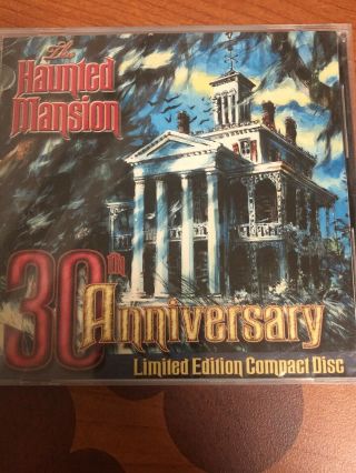 The Haunted Mansion Limited Edition Gold Cd Disney 30th Anniversary Disneyland