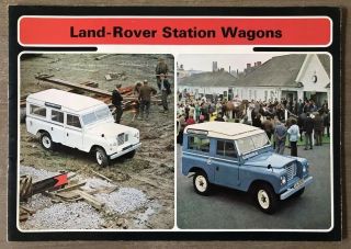 1973 Land Rover Station Wagons British Sales Brochure