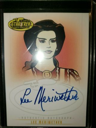 Star Trek Art & Images (a27) Lee Meriwether As Losira Autograph Card