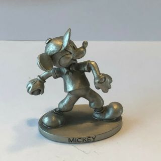 Vintage Mickey Mouse Baseball And Mickey Mouse Golf - Fine Pewter