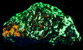 Clinohedrite Fluorescent Mineral,  Franklin,  Nj