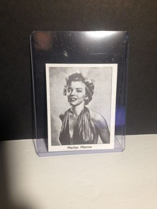 1960 Dutch Val Gum Moviestar Card Marilyn Monroe 3 2