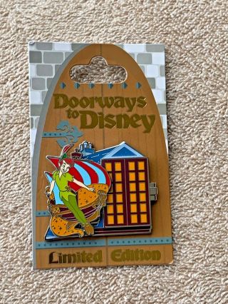 2017 Doorways to Disney Peter Pan,  Wendy,  John & Michael Darling LE Disney Pin 2