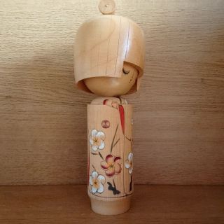 9.  7/8 inch 25cm Cute Kokeshi Wooden Doll by AOKI Ryoka Japanese kawaii 4