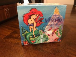 1991 Pro Set Disney The Little Mermaid Story Trading Cards Wax Box