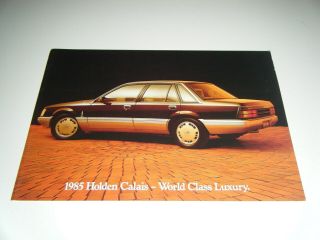 Vintage 1985 Holden Calais Car Sales Brochure