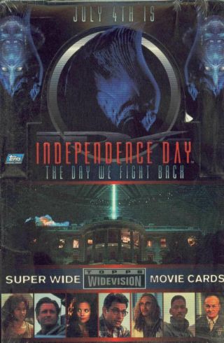 Independence Day Id4 Movie - Topps Box
