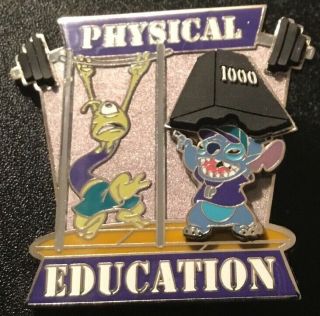 Pin Trading University Ptu Celebration Physical Education Stitch Pleakley Le 750