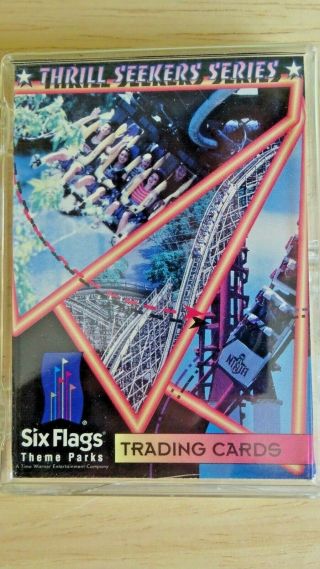 Thrill Seekers Series Six Flags Trading Cards Rare Vintage