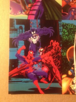 Marvel Universe 1992 - 1993 Flair ' 93 Promo Card Uncut Sheet Spiderman X - Men 5