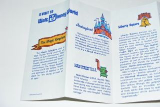 Vtg 1972 Gulf Oil Road Map I - 75 Walt Disney World Tomorrowland Etc Chicago/MI 5