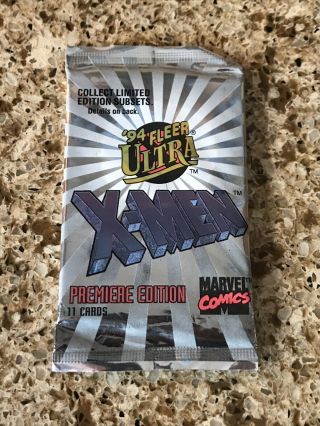 1994 Fleer Ultra X - Men Factory Blue Walmart Pack - Silver X - Overs