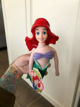 1997 Mcdonalds Disney The Little Mermaid Ariel Plush Doll With Tag