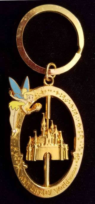 Walt Disney World Movable Keychain - Tinker Bell,  Cinderella 