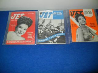 Vintage Jet Magazines - 1953,  1965 - Martin Luther King - Abbey Lincoln - Savannah Church