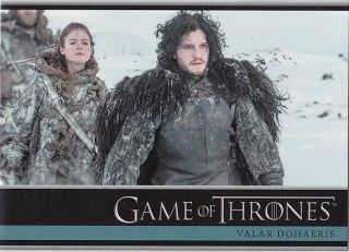 Game Of Thrones Season 3 Base Trading Card Set (1 - 98)