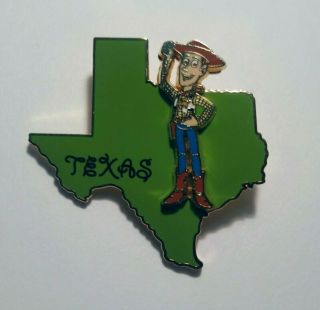 Texas State Character Series,  Woody 2002 Disney Pin 14957