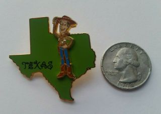 Texas State Character Series,  Woody 2002 Disney Pin 14957 2