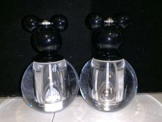 Disney Mickey Mouse Acrylic Salt & Pepper Grinder Lucite Ball